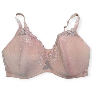 Adore Me Women's Plus Size Amalee Contour Plus Bra Tan Lace size 42G